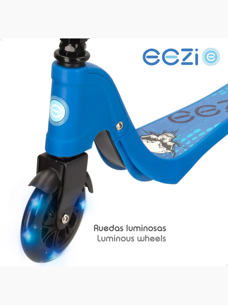 Monopattino eezi a 2 ruote con luci blu N/D - Kiabi
