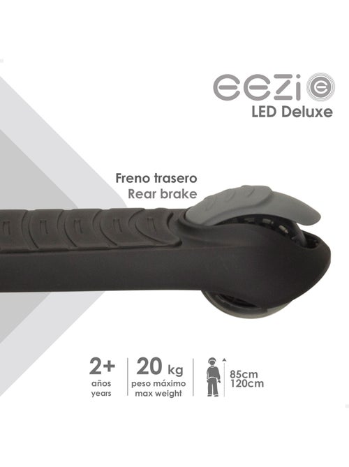 Monopattino eezi a 3 ruote con luci e manubrio pieghevole - Kiabi