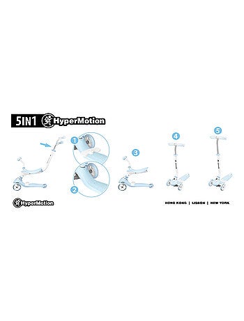 Monopattino evolutivo 3-in-1 bicicletta - hypermotion