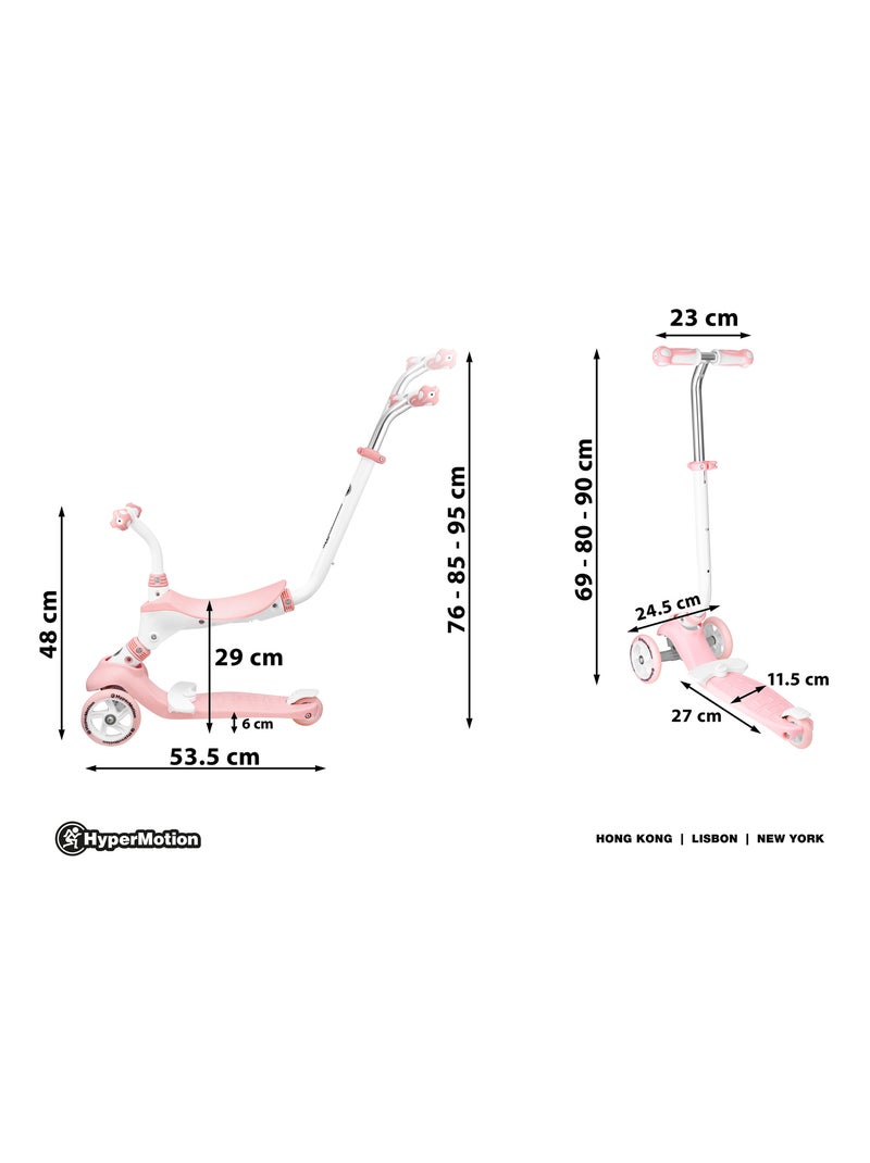 Monopattino evolutivo 3-in-1 bicicletta - hypermotion Blu - Kiabi