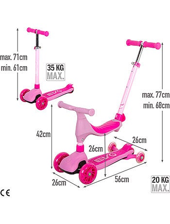 Monopattino evolutivo 4 in 1 evo