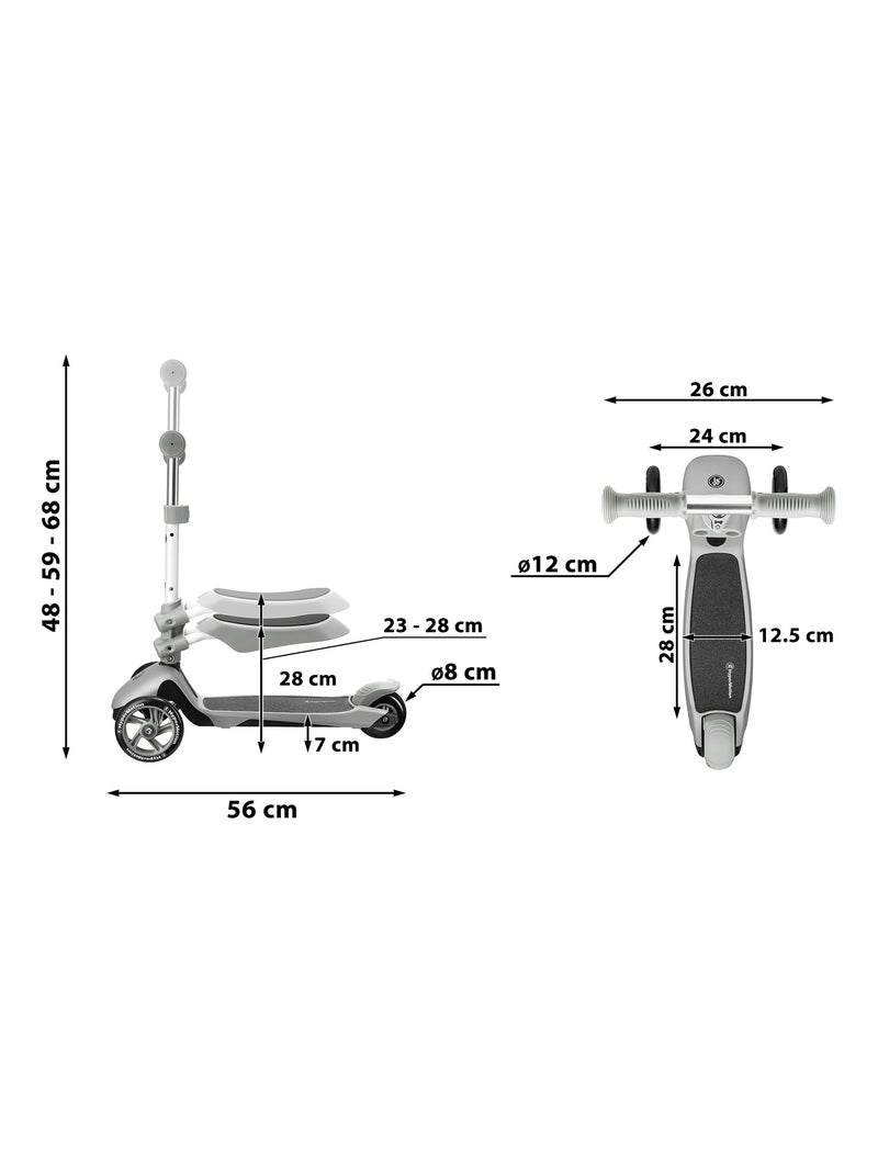 Monopattino evolutivo con sedile rimovibile HyperMotion N/D - Kiabi