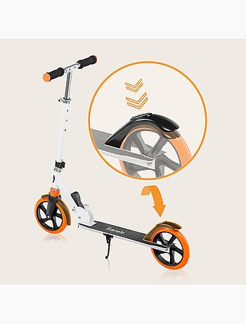 Monopattino LIONELO Luca per bambini e adulti - Fino a 100 kg - Pieghevole compatto - Portaborraccia