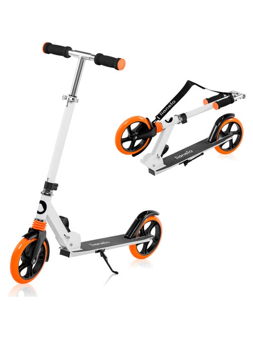 Monopattino LIONELO Luca per bambini e adulti - Fino a 100 kg - Pieghevole compatto - Portaborraccia - Kiabi