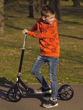 Monopattino LIONELO Luca per bambini e adulti - Fino a 100 kg - Pieghevole compatto - Portaborraccia