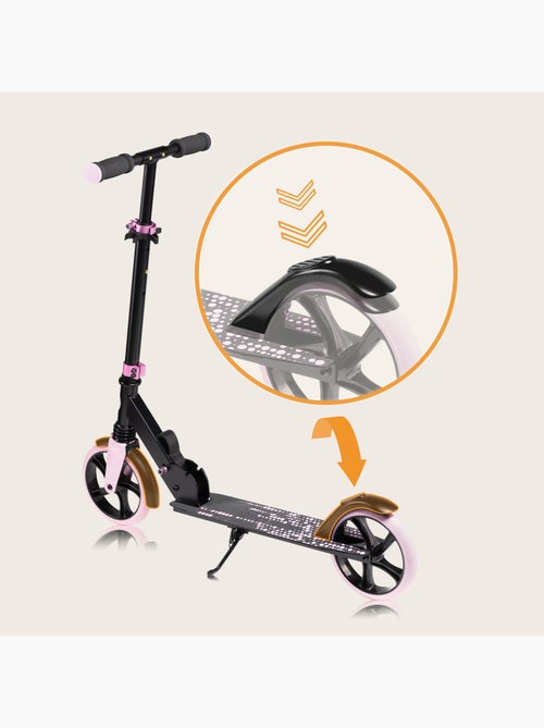 Monopattino LIONELO Luca per bambini e adulti - Fino a 100 kg - Pieghevole compatto - Portaborraccia - Kiabi