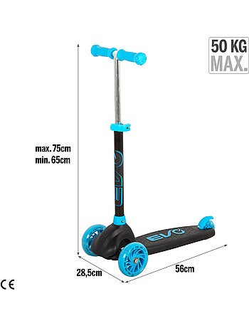 Monopattino per bambini a 3 ruote con luci evo