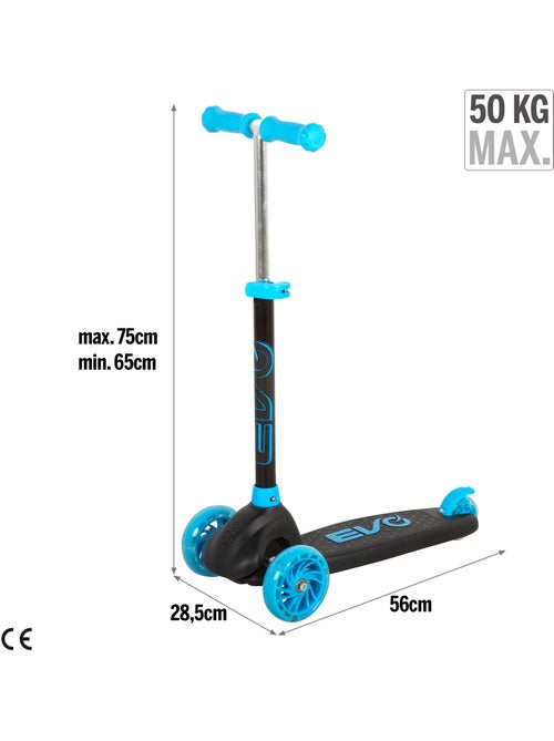 Monopattino per bambini a 3 ruote con luci evo - Kiabi Monopattino per bambini a 3 ruote con luci evo - Kiabi