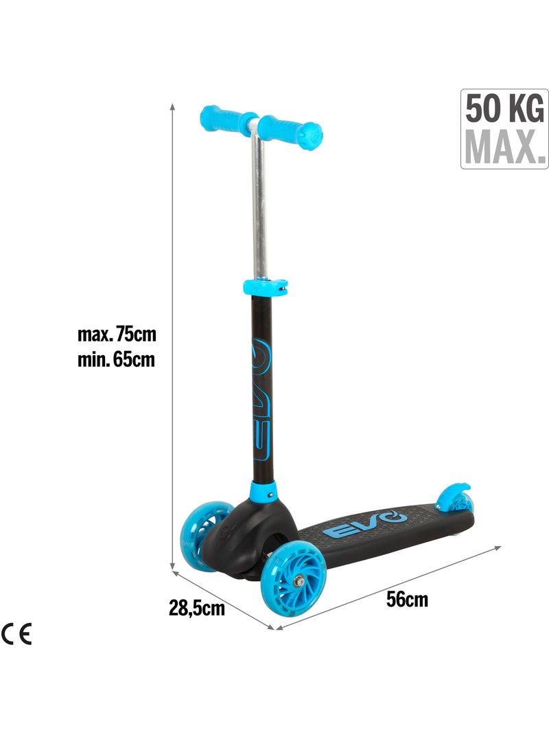 Monopattino per bambini a 3 ruote con luci evo Blu - Kiabi