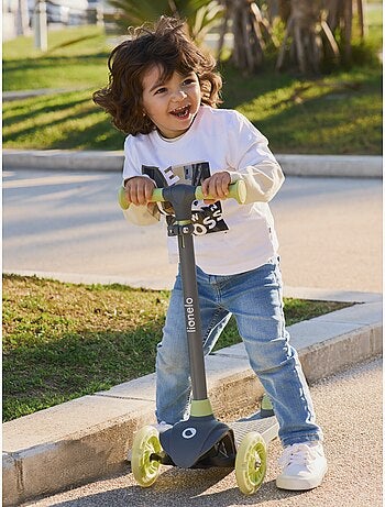 Monopattino per bambini LIONELO Jessy - Ruote luminose - 3 ruote - Altezza regolabile