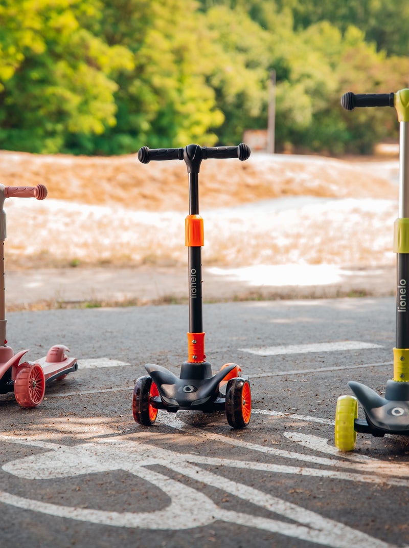 Monopattino per bambini LIONELO Timmy - 3 ruote - Cuscinetti LED - Altezza regolabile Rosa - Kiabi