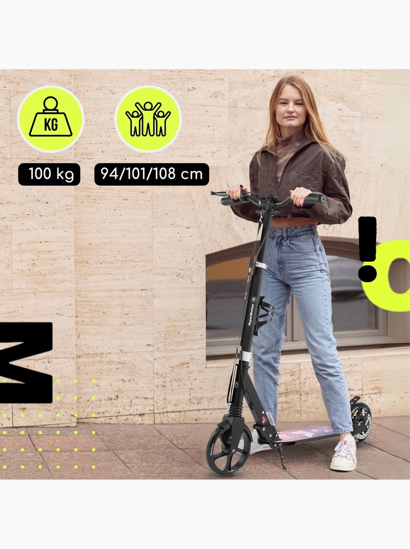 Monopattino pieghevole in alluminio con doppio freno e sospensioni fino a 100 kg N/D - Kiabi