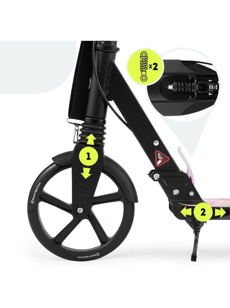 Monopattino pieghevole in alluminio con doppio freno e sospensioni fino a 100 kg N/D - Kiabi