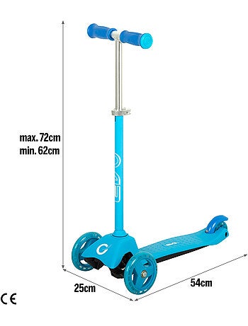 Monopattino regolabile a 3 ruote evo