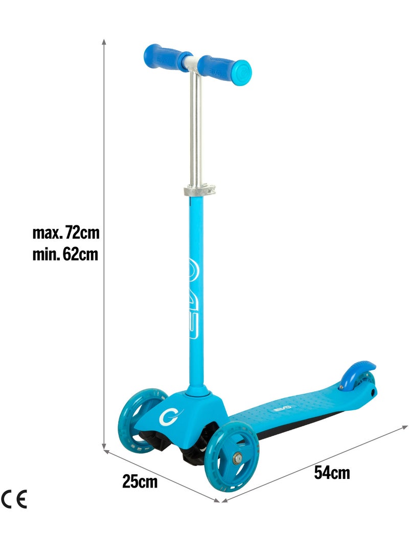 Monopattino regolabile a 3 ruote evo Blu - Kiabi