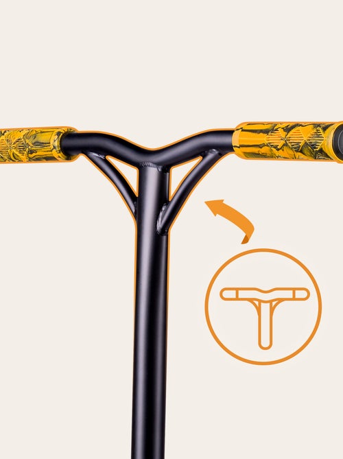 Monopattino Stunt LIONELO Whizz - Manubrio largo - Cuscinetti ABEC-9 - Nero - Kiabi