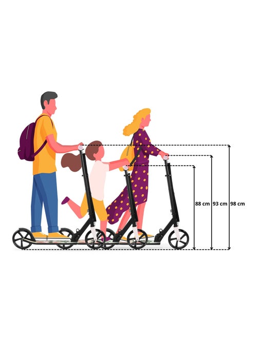 Monopattino urbano a 2 ruote vibe per bambini +7 anni e adulti – carico fino a 100 kg - Kiabi Monopattino urbano a 2 ruote vibe per bambini +7 anni e adulti – carico fino a 100 kg - Kiabi