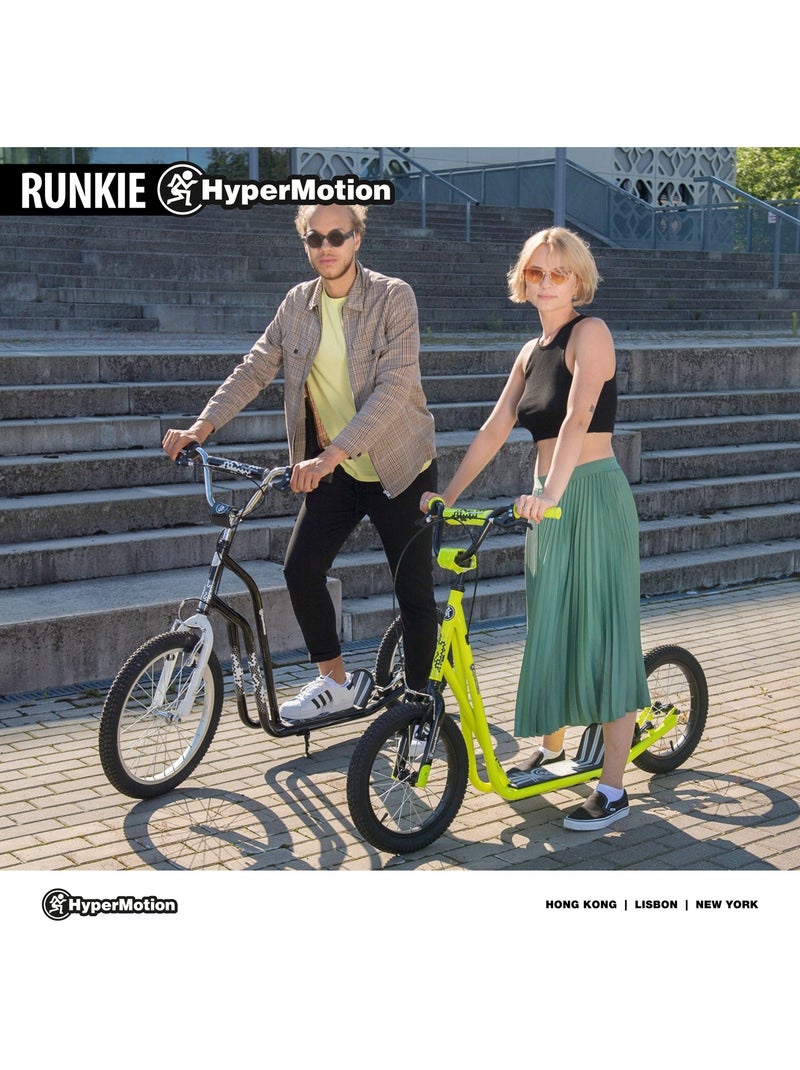 Monopattino Urbano HyperMotion RUNKIE 16” con Freni V-Brake e Ruote Gonfiabili 100 kg Giallo - Kiabi