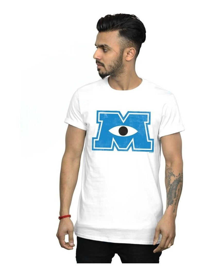 Monsters university monster m maglietta mostro m uomo - disney Bianco - Kiabi