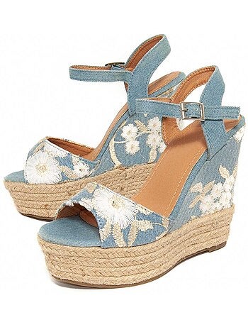 Montevita Flowercu Sparto Wedge