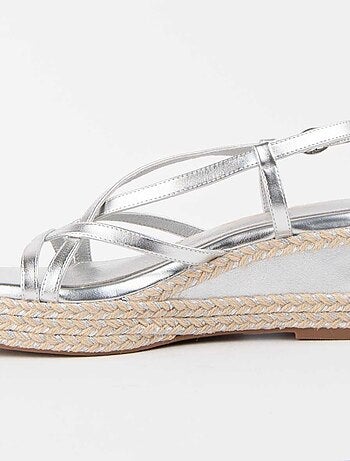 Montevita Sandalo Con Zeppa Esparto