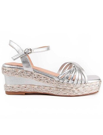 Montevita Sandalo Con Zeppa Esparto