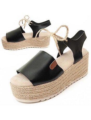 Montevita Sandalo Con Zeppa Pellis