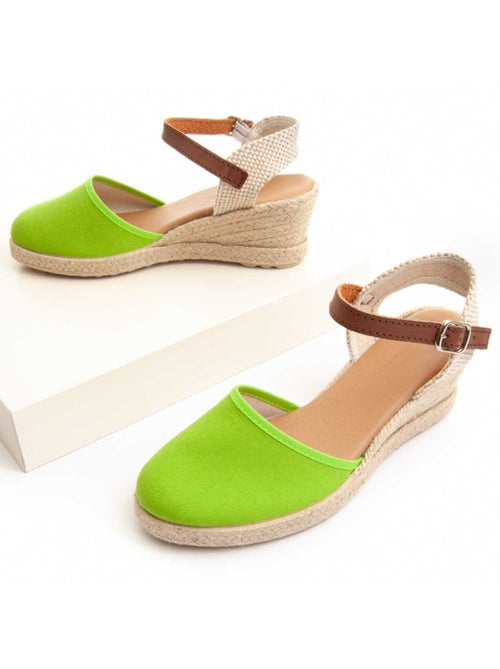 Montevita Zeppa Di Sparto Monsparto Verde - Kiabi Montevita Zeppa Di Sparto Monsparto Verde - Kiabi