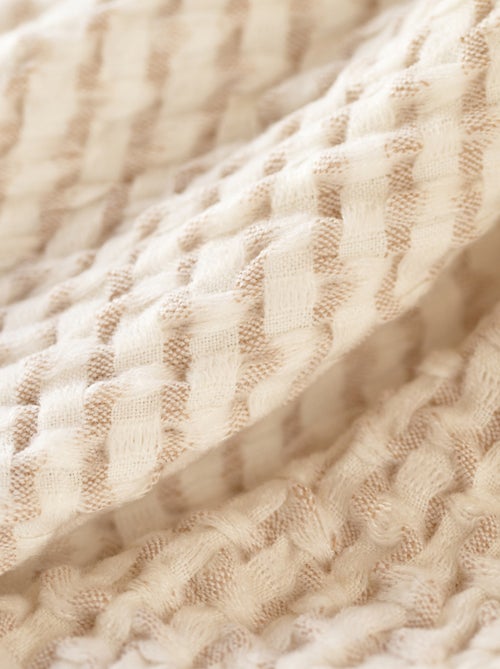 Morbida coperta con effetto waffle - Kiabi