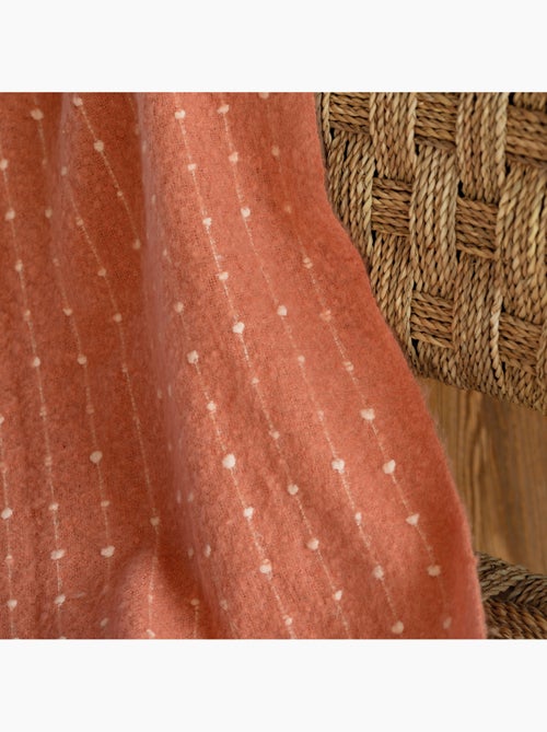 Morbido plaid con frange effetto mohair - Kiabi