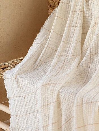 Morbido plaid in cialda