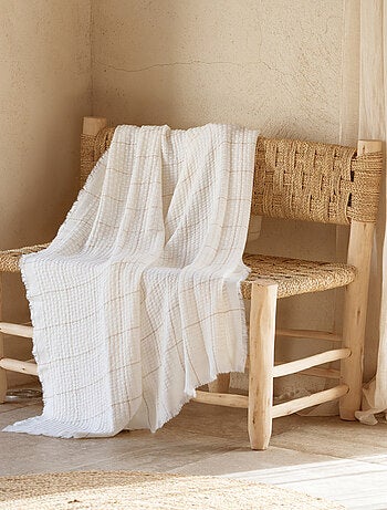 Morbido plaid in cialda