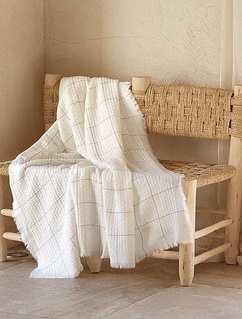 Morbido plaid in cialda