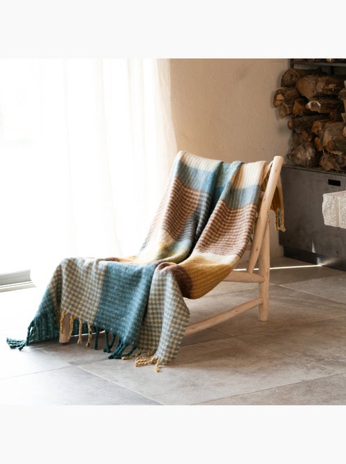 Morbido plaid in mohair - Kiabi