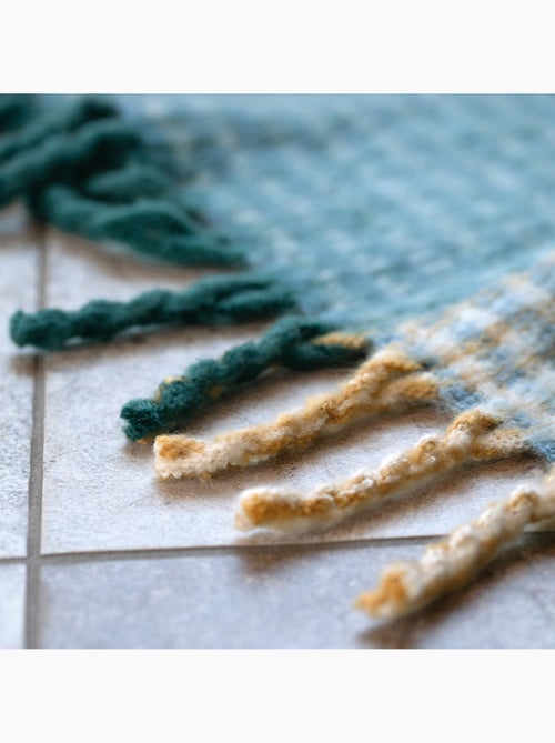 Morbido plaid in mohair - Kiabi