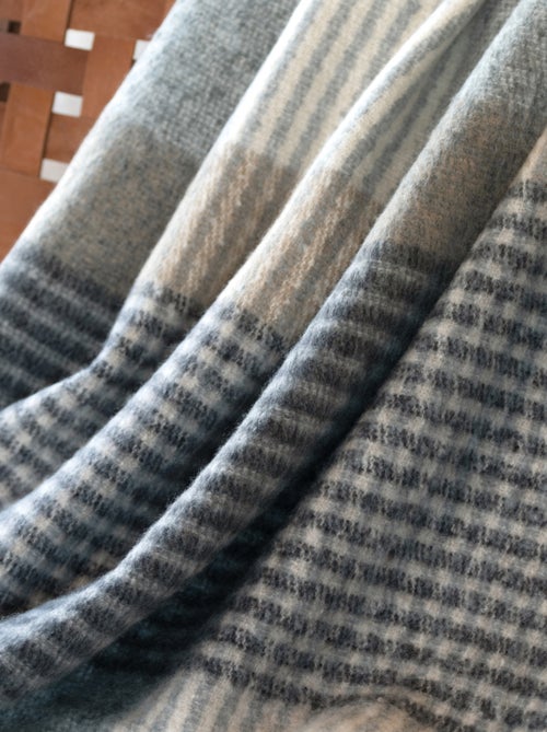 Morbido plaid in mohair - Kiabi