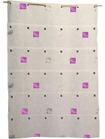 Motivo ricamato modulabile di quadretti colorati