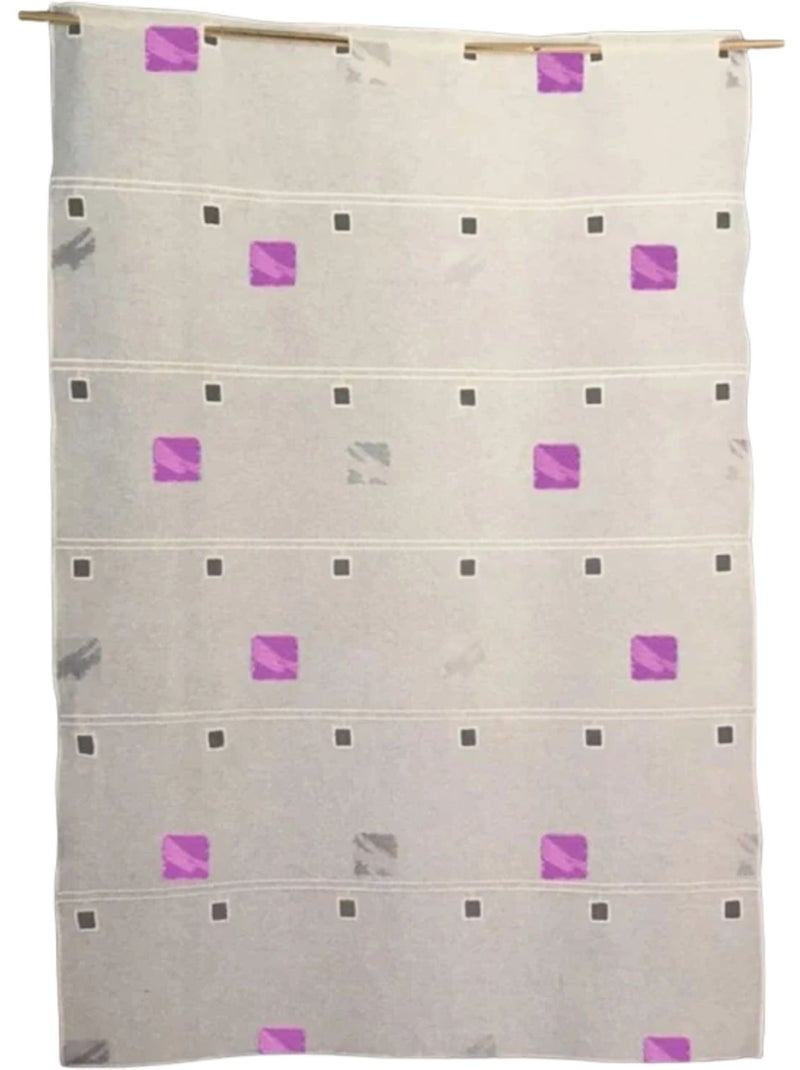 Motivo ricamato modulabile di quadretti colorati Rosa fucsia - Kiabi