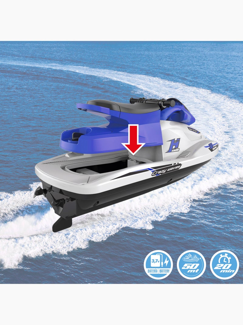 Moto d'acqua radiocomandata 1:47 racing boat N/D - Kiabi