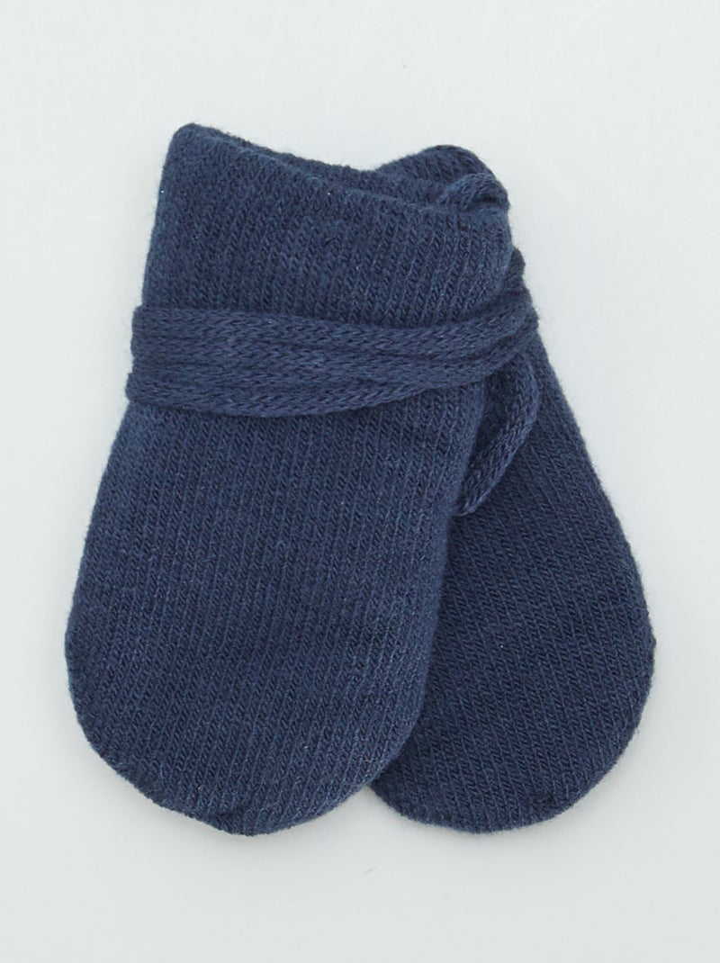 Muffole con laccetti blu - Kiabi