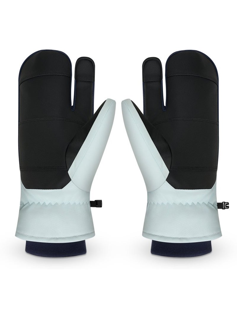 Muffole da sci a 3 dita uomo e donna glisse Bianco - Kiabi