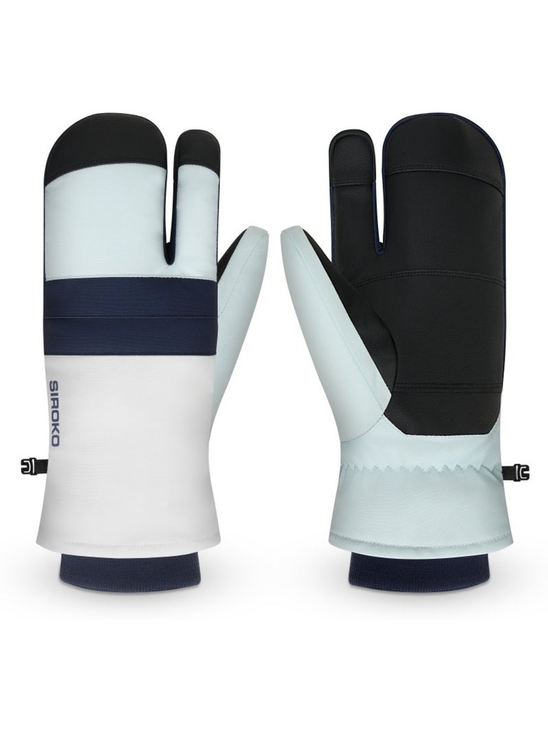 Muffole da sci a 3 dita uomo e donna glisse Bianco - Kiabi