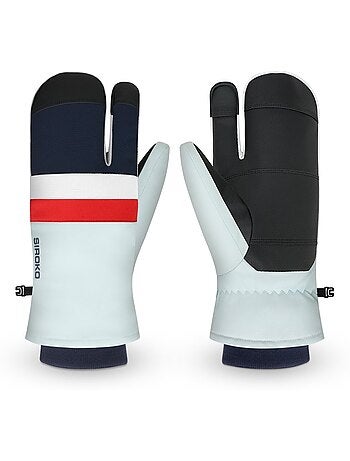 Muffole da sci a 3 dita uomo e donna glisse light