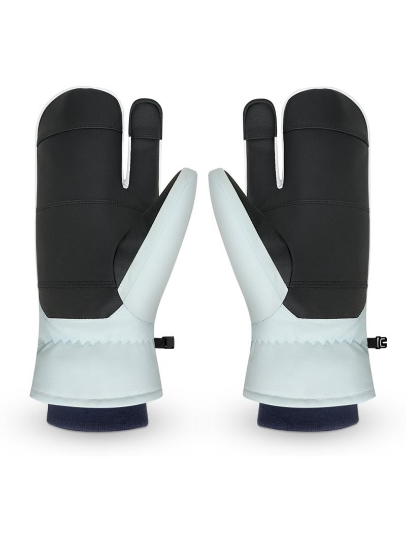 Muffole da sci a 3 dita uomo e donna glisse light Blu - Kiabi