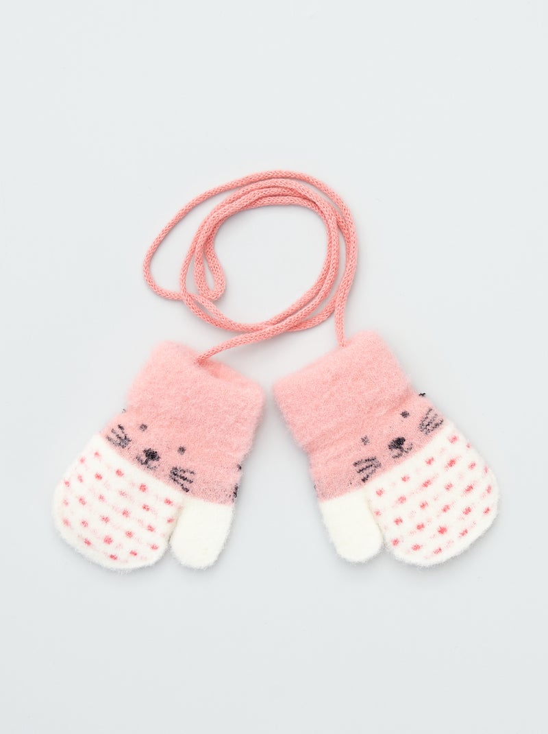 Muffole in maglia ROSA - Kiabi