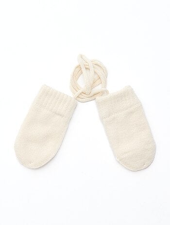 Muffole in pile lavorate a maglia