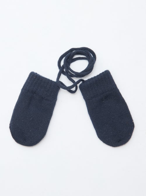 Muffole in pile lavorate a maglia - Kiabi