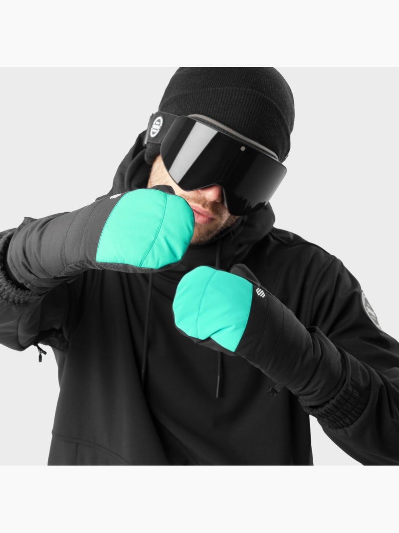 Muffole invernali da snowboard e da sci sport invernali uomo e donna pitztal tur Nero - Kiabi