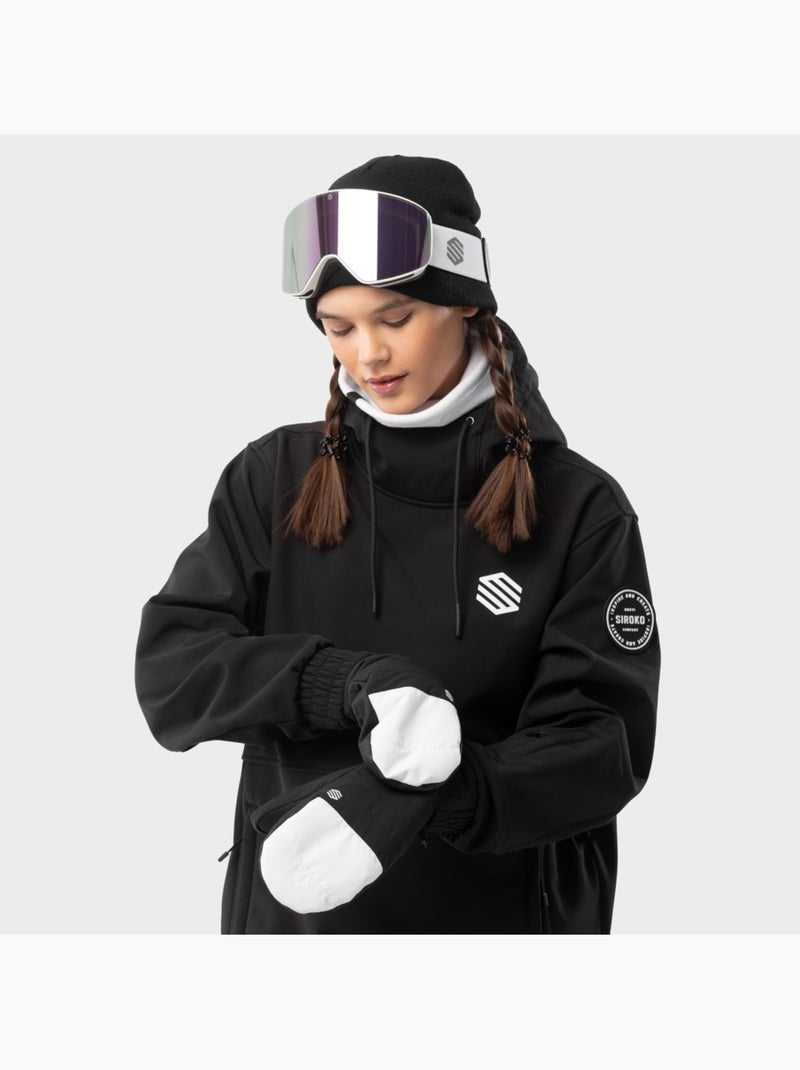 Muffole invernali da snowboard e da sci sport invernali uomo e donna pitztal whi Nero - Kiabi