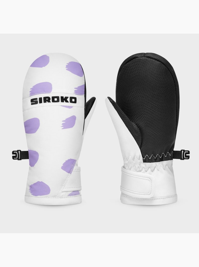 Muffole invernali snowboard e sci bambini sport invernali bambini e bambine polk Bianco - Kiabi